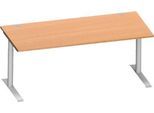 Schäfer Shop Genius Schreibtisch MODENA FLEX, 1800 x 800 mm, Buche