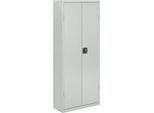 Magazinschrank, 1690 mm hoch, 11 Böden, 60 SSI Schäfer Serie PROFI LF 211/221, mit Türen, lichtgrau