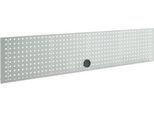 Schäfer Shop Pure Lochwand für AST31 Tischaufbau, bis 150 kg, B 2000 x H 380 mm, Stahl, lichtgrau