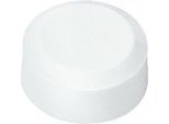 Rundmagnete MAUL, Kunststoff & Metall, Feinstruktur, Haftkraft 170 g, ø 15 x 7,5 mm, weiß, 20 Stück