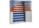 Magazinschrank Schäfer Shop Select, mit Ausstattung, B 1200 x T 500 x H 1935 mm, Stahl, lichtgrau