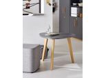 Schäfer Shop Select Beistelltisch Start Off Wood, Ø 850 x H 630 mm, Holz, graphit