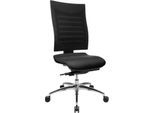 Schäfer Shop Select Bürostuhl SSI Proline S3, ohne Armlehnen, Synchronmechanik, ergonomische Lehne, schwarz/schwarz