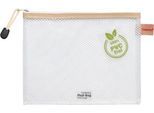 Reißverschlussbeutel FolderSys, Halteschlaufe & Kordel, PVC-frei, Kunststoff transparent, Format B6, 10 Stück