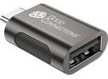 USB 3.2 Adapter Good Connections, USB-C an USB-A, Leistung 60 W, bis 5 Gbit/s, Metall, anthrazit