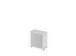 Schäfer Shop Select Querrollladenschrank Start Off, 2 OH, abschließbar, B 800 x T 420 x H 788 mm, Holz, lichtgrau