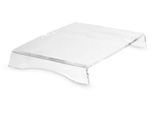 Monitorständer BakkerElkhuizen Q-riser 50, Acryl, bis 16 kg, feste Höhe 5,5 cm