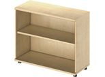 Schäfer Shop Genius Regal TETRIS WOOD, 2 OH, Höhe inkl. Gleiter, B 1000 mm, Ahorn-Dekor