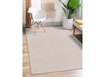 Teppich THE CARPET "Natal", beige, B:160cm H:5mm L:230cm, Polypropylen, Teppiche, Teppich, Wohnzimmer Teppich robust Filz-Rücken