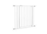 Hauck Türschutzgitter , Weiß , Metall, Kunststoff , 84 -89x77 cm , Verlängerung inklusive, Verlängerung erhältlich , Babysicherheit, Treppenschutzgitter