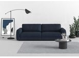 Big-Sofa TRENDMANUFAKTUR "Bourbon, Designsofa, Mega Sofa mit tollem Sitzkomfort, Breite 264cm", blau (nachtblau), B:264cm H:84cm T:111cm, 100% Polyester, Sofas, Big-Sofa, mit extra hohem Sitzkomfort, in trendigem Cord Bezug erhältlich