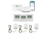 HOMEMATIC IP Smart-Home-Zubehör "Starter Bundle Fußbodenheizung für 3 Räume", weiß, B:31cm H:12cm T:37cm, Smart-Home-Stationen