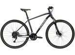 Crossrad KROSS "Crossrad Herren 28" Evado 5.0 blau 18 Gänge" Gr. 48, blau, schwarz, Fahrräder, Herren, 48cm, 28 Zoll (71,12cm) hinten: 28 Zoll (71,12cm)