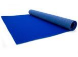 Läufer "PODIUM, Made in Belgium", blau, B:200cm H:2,6mm L:1.700cm, Polypropylen (PP), PRIMAFLOR-IDEEN IN TEXTIL, Teppiche, Läufer, Breite 200 cm, Nadelfilz, Uni-Farben, ideal für Veranstaltungen