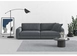 Big-Sofa TRENDMANUFAKTUR "Bourbon, Designsofa, Mega Sofa mit tollem Sitzkomfort, Breite 264cm", grau (dunkelgrau), B:264cm H:84cm T:111cm, 92% Polyester, 8% Nylon, Sofas, Big-Sofa, mit extra hohem Sitzkomfort, in trendigem Cord Bezug erhältlich
