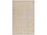 Teppich Gr. 2, beige, B:70cm H:10mm L:140cm, Schurwolle, Viskose, Wolle, Teppiche, Teppich