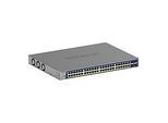 Netgear Smart S3300-52X - V3 - Switch - L3 Lite - Smart - 48 x 10/100/1000 + 4 x SFP+ - Desktop, an Rack montierbar (380 W)