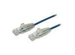 StarTech.com 1,5 m Cat6-Kabel - Schlankes Cat6-Patchkabel - Blau - Snagless RJ45-Anschlusse - Gigabit-Ethernet-Kabel - 28 AWG - Patch-Kabel - RJ-45 (M)