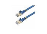 StarTech.com 1,5m CAT6a Kabel - Blau - Patchkabel - STP- Snagless-RJ45 - Patch-Kabel - RJ-45 (M)