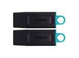 Kingston DataTraveler Exodia - USB-Flash-Laufwerk - 64 GB - USB 3.2 Gen 1 (Packung mit 2)