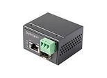 StarTech.com PoE + Industrial Media Converter 30W - Medienkonverter LWL Kupfer - Singlemode-/Multimode Glasfaser auf Kupfer Gigabit Ethernet - Mini/Kompaktgröße - IP-30/ -40°C bis 75°C (IMC1GSFP30W)