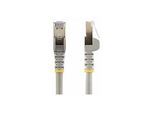 StarTech.com 1,5m CAT6a Kabel - Grau - Patchkabel - STP- Snagless-RJ45 - Patch-Kabel - RJ-45 (M)