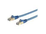 StarTech.com 6ASPAT10MBL Patchkabel CAT6a (10 m, blau, RJ45-Snagless-Steckverbinder, CAT6a-STP-Kabel, Kupferdraht, Netzwerkkabel)