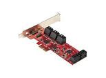 StarTech.com PCIe SATA Controller Karte - 10 Port SATA 3 Erweiterungskarte/Kontroller - 6Gbit/s - Full- und Low-Profile Blende - PCI Express Festplatten kontroller/Adapter (10P6G-PCIE-SATA-CARD)