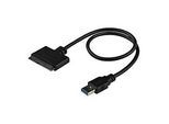 StarTech.com USB 3.0 auf 2,5" (6,4cm) SATA III Adapter Kabel mit UASP - USB 3.0 zu SATA SSD/HDD Konverter / Adapterkabel - Speicher-Controller - 2.5" (6.4 cm)