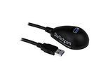 StarTech.com 1,5m SuperSpeed USB 3.0 Desktop Verlängerungskabel / Dockingkabel - Stecker / Buchse - Schwarz - USB-Verlängerungskabel - USB Typ A (W)