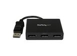 StarTech.com 3-Port Multi Monitor Adapter - DisplayPort 1.2 MST-Hub auf Dual 4K 30Hz & 1x 1080p - Video-Splitter für den erweiterten Desktop-Modus nur auf Windows-PCs - DP auf 3x DP-Monitore (MSTDP123DP)