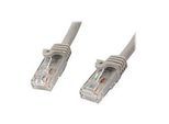 StarTech.com 2m Cat6 Gigabit Snagless Patchkabel - RJ45 UTP Netzwerkkabel mit Schutzmanschette - Cat 6 Kabel - Grau - Patch-Kabel - RJ-45 (M)