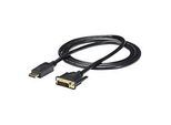 StarTech.com DisplayPort to DVI Cable - 6ft / 2m - 1920 x 1200 - M/M – DP to DVI Adapter Cable – Passive DisplayPort Monitor Cable (DP2DVI2MM6)