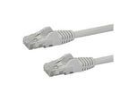 StarTech.com 2m Cat6 Gigabit Snagless Patchkabel - RJ45 UTP Netzwerkkabel mit Schutzmanschette - Cat 6 Kabel - Weiß - Patch-Kabel - RJ-45 (M)