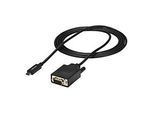 StarTech.com 2 m USB-C auf VGA Kabel - 1920x1200/1080p USB Typ-C auf VGA Video Aktives Adapter Kabel - Thunderbolt 3 kompatibel - Laptop auf VGA Monitor/Projektor - DP Alt Mode HBR2 (CDP2VGAMM2MB)