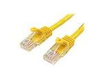 StarTech.com 5m Cat5e Ethernet Netzwerkkabel Snagless mit RJ45 - Cat 5e UTP Kabel - Gelb - Netzwerkkabel - RJ-45 (M)
