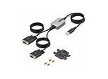 StarTech.com 4m 2-Port USB auf Seriell Adapter, RS232 COM-Retention, FTDI - Kabel USB / seriell - USB (M)