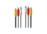 Lindy Premium - Video- / Audiokabel - Composite Video / Audio - RCA x 3 (M)