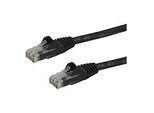 StarTech.com 50cm Cat6 Snagless Gigabit UTP Netzwerkkabel - Cat 6 RJ45 Netzwerkkabel mit Knickschutz - Schwarz - Patch-Kabel - RJ-45 (M)