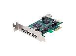 StarTech.com 4 Port USB 2.0 HighSpeed PCI Express Low Profile Schnittstellenkarte - 1 x USB 2.0 intern (Buchse)