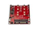 StarTech.com M.2 auf SATA Adapter - Dual Slot M.2 NGFF SSD Adapter für 2,5in Laufwerke - RAID - Speichercontroller (RAID)