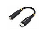 StarTech.com USB-C Audio Adapter to 3.5mm TRRS Jack, Headphone Aux Dongle