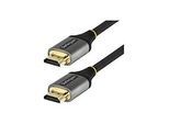 StarTech.com 5 m Premium Zertifiziertes HDMI 2.0 Kabel Mit Ethernet 4k - Premium Highspeed - HDMI-Kabel mit Ethernet - HDMI männlich zu HDMI männlich - 5 m - abgeschirmt - Grau, Schwarz - passiv, unterstützt 4K 60 Hz (3840 x 2160)