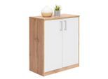 Xora Kommode, Weiß, Eiche Wotan, Holzwerkstoff, 2 Fächer, 72x84x36 cm, Beimöbel erhältlich, Wohnzimmer, Kommoden & Sideboards, Kommoden