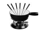 COCON Fondue "10-teilig", schwarz, B:33cm H:8cm Ø:23cm, Fondues, Fondue