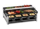 TRISA Raclette "Pure Melt 8 Personen", silberfarben, Raclettes, Raclette