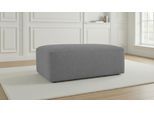 GOODproduct Polsterhocker "Koa Pouf, Webstoff, Cord, Struktur, Chenille" Wellenunterfederung, weicher Lounge-Sitzkomfort