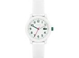 Quarzuhr LACOSTE "LACOSTE.12.12 KIDS", weiß, Armbanduhren, Kinder, Quarzuhr, Armbanduhr, Kinderuhr, Geschenk, Geburtstag, Schulanfang