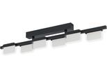 EGLO Deckenleuchte "ERVIDEL", schwarz, H: 16cm, 1 Stk., Leuchten, Deckenleuchte in schwarz aus Stahl - 4,5W - Warmweiß, Deckenleuchte