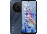 ZTE Smartphone "Blade A76 5G", Energieeffizienz: B (A-G), schwarz (stardust schwarz), 128 GB, Mobiltelefone
